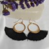 Elegante Macrame Ohrringe mit Anhänger
