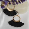 Elegante Macrame Ohrringe mit Anhänger