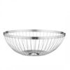 Eleganter Obstkorb aus Metalldraht Chic & Luxe in Silber