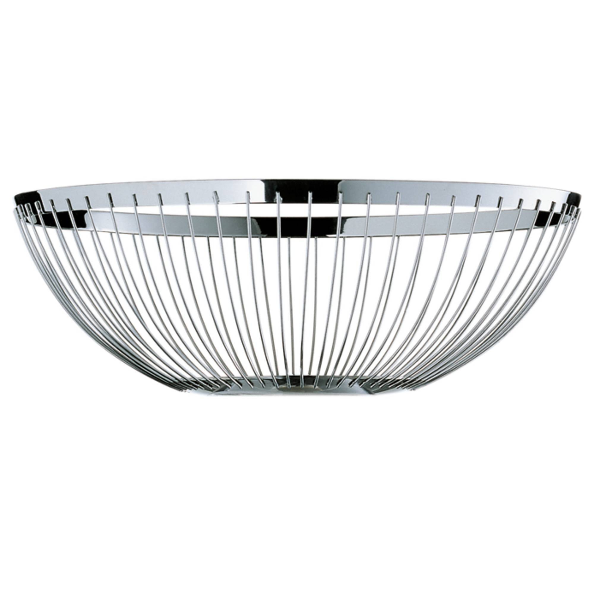 Eleganter Obstkorb aus Metalldraht Chic & Luxe in Silber