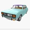 Eleganter Paykan Javanan Ikonisches Iranisches Auto in Spielzeuggröße