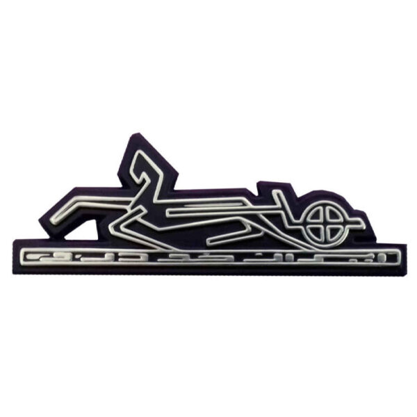 Elegantes persisches Auto-Emblem für Peykan in Silber