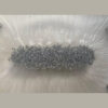 Elegantes Resin-Serviertablett, handbemalt mit Griffen