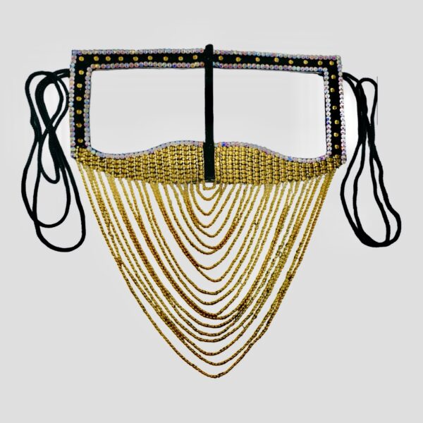 Elegante Strass-Omani - Handgefertigte Golf-Burqa