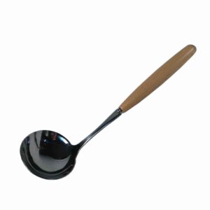 Edelstahl Kelle mit Holzgriff