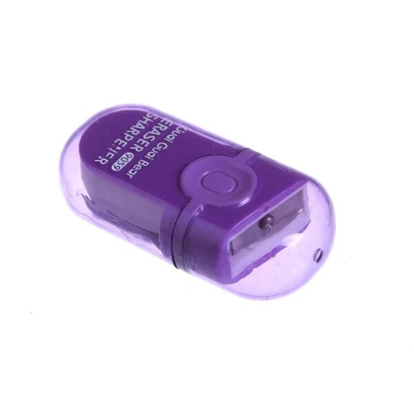 Radiergummi mit Anspitzer: Das ultimative Werkzeug für perfekte Korrekturen (Packung mit 3 Stück)