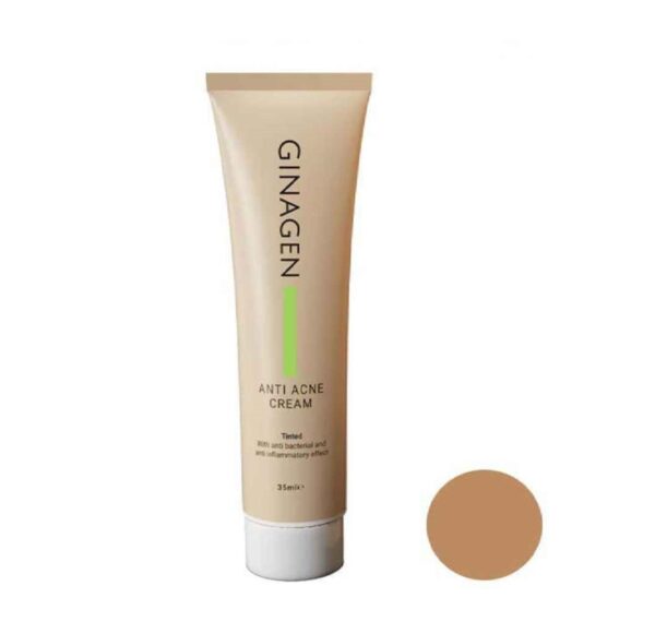 Ginagen Getönte Anti-Akne-Creme 35 ml - Natürliches Beige - mit antibakterieller Wirkung