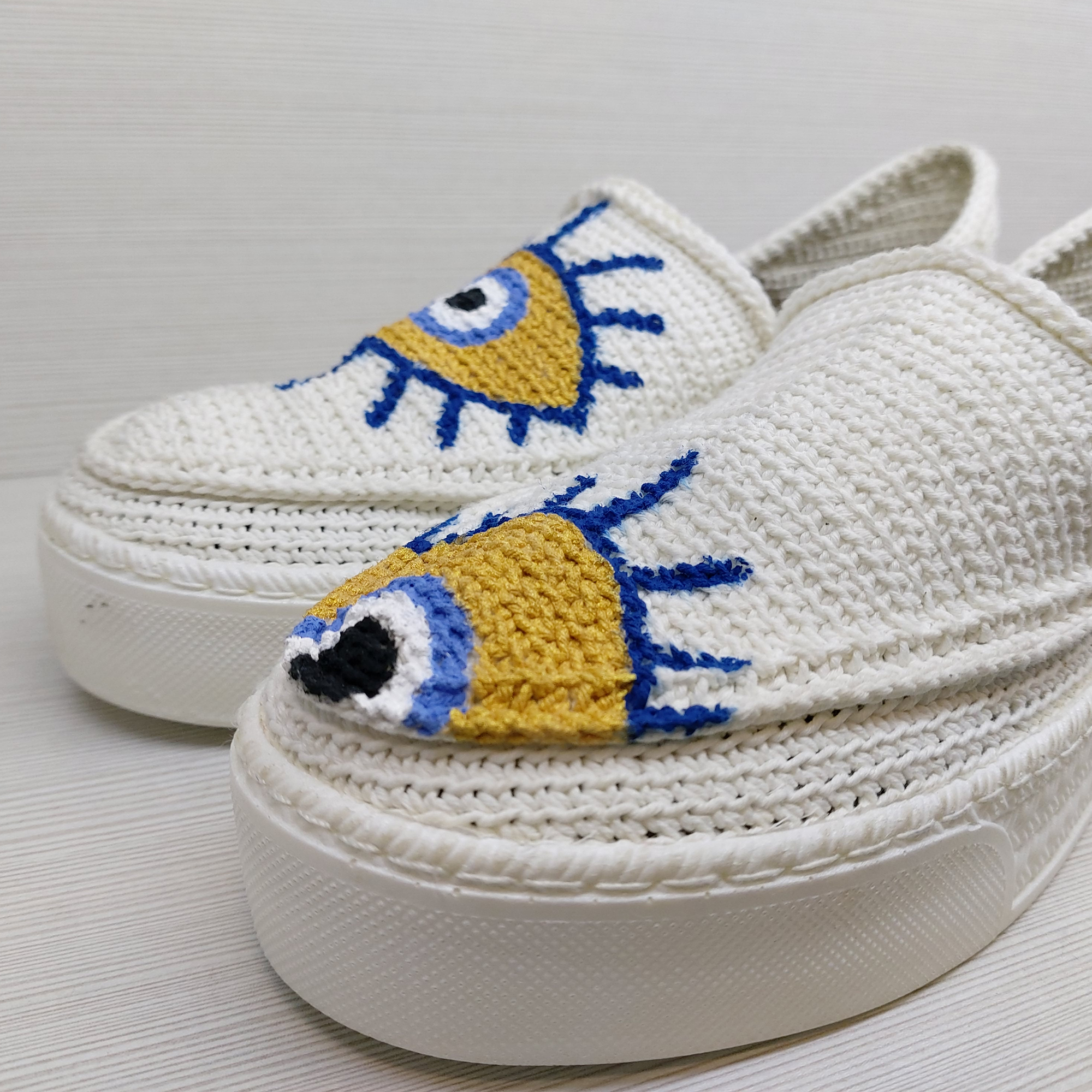 Giveh Schuhe - Handgefertigter Komfort & Stilvoll in Weiß