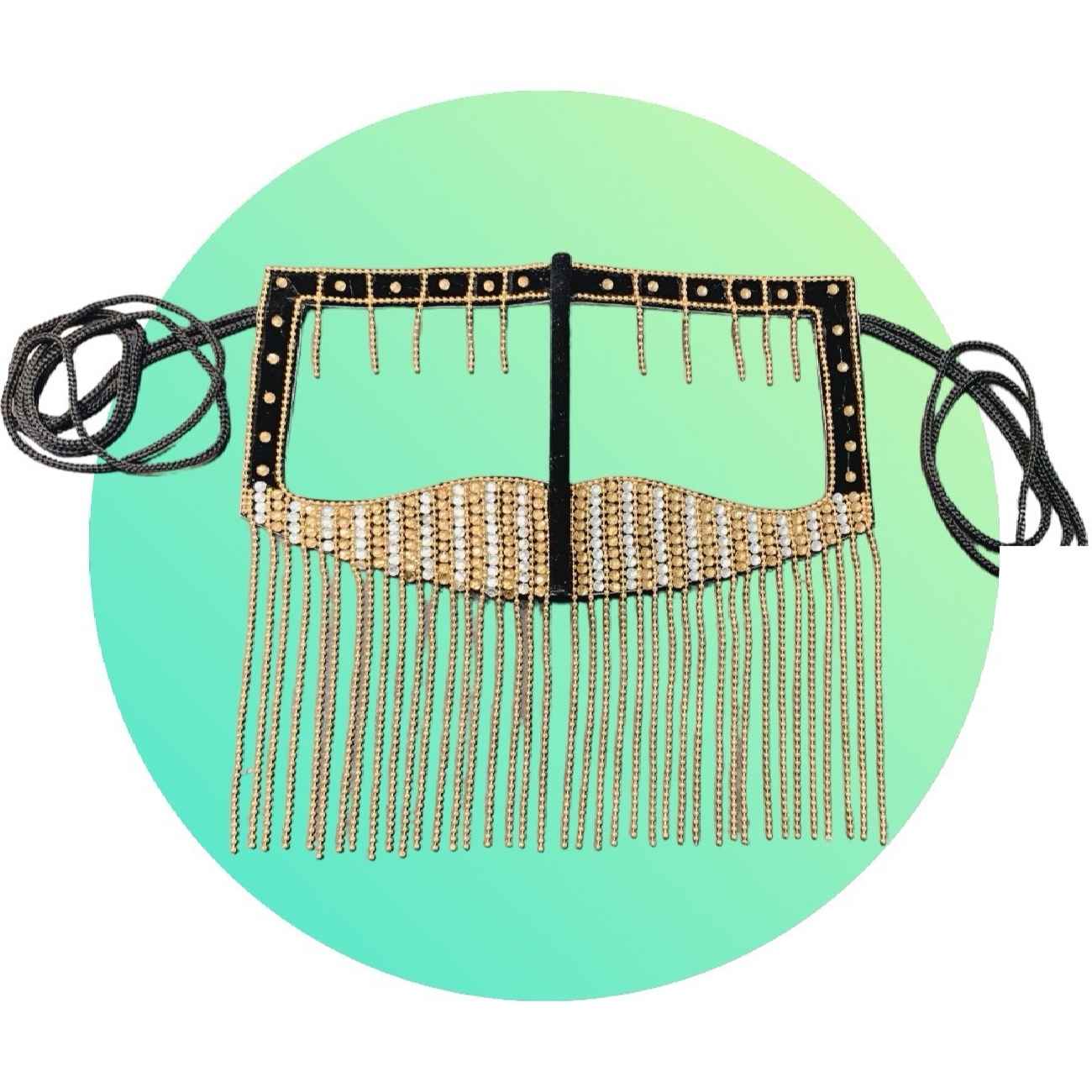 Handgefertigte Strass-Omani Burka – Golf-Burqa