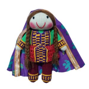 Amigurumi Handgewebte Balochi Gehäkelte Puppe – Ein Symbol der Balochischen Kultur | Weiches Kuscheltier