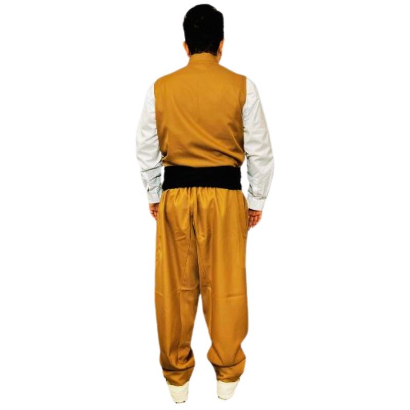 Kurdische Kleidung für Männer mit Weste & Pishtwen – Maleki beige