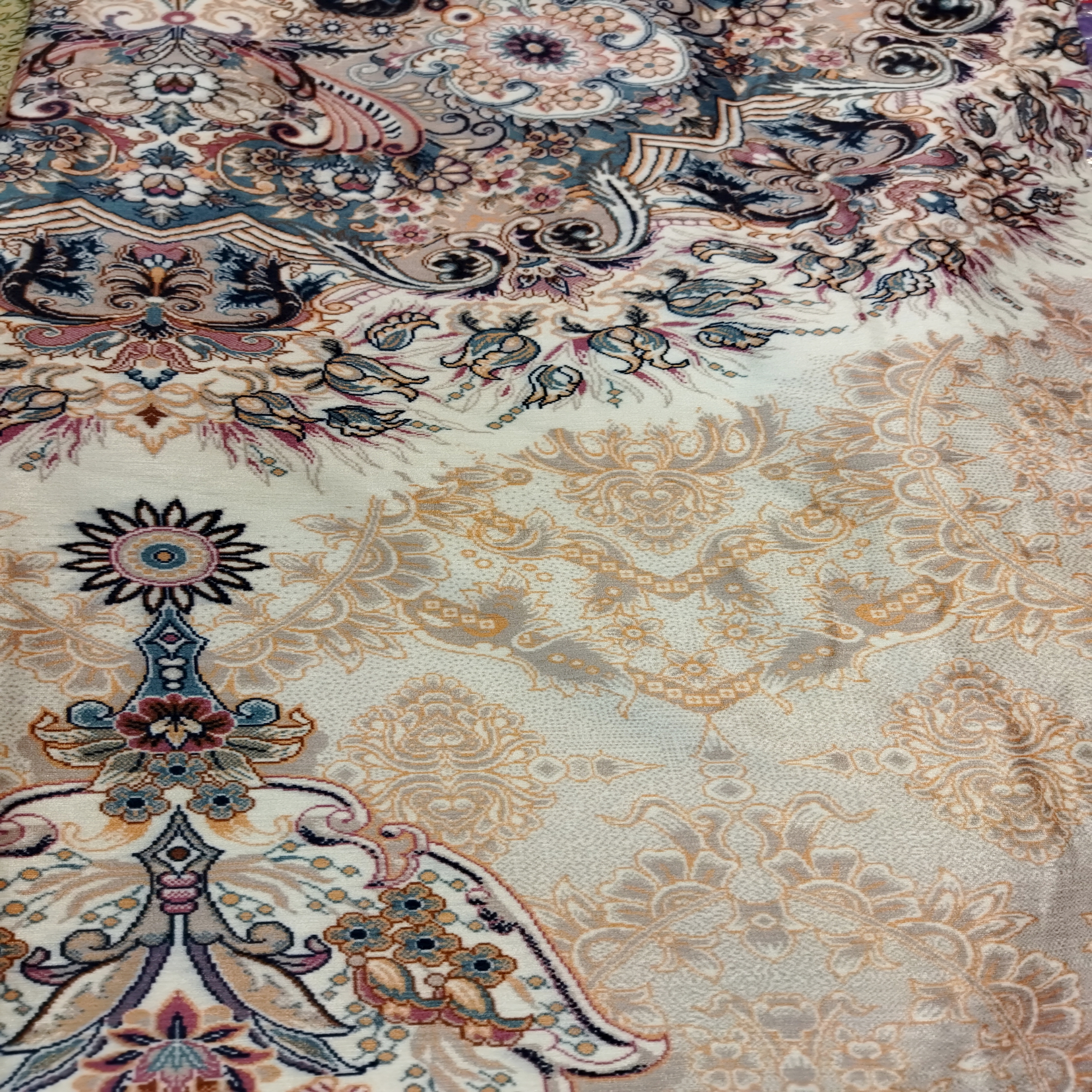 Elegante Persische Stil Indoor-Bodenmatte mit Blumenmuster