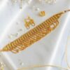 Mortasha Messing-Halsketten-Set mit Ohrringen
