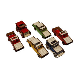 Paykan Javanan Ikonisches Iranisches Auto in Spielzeugform Set von 6