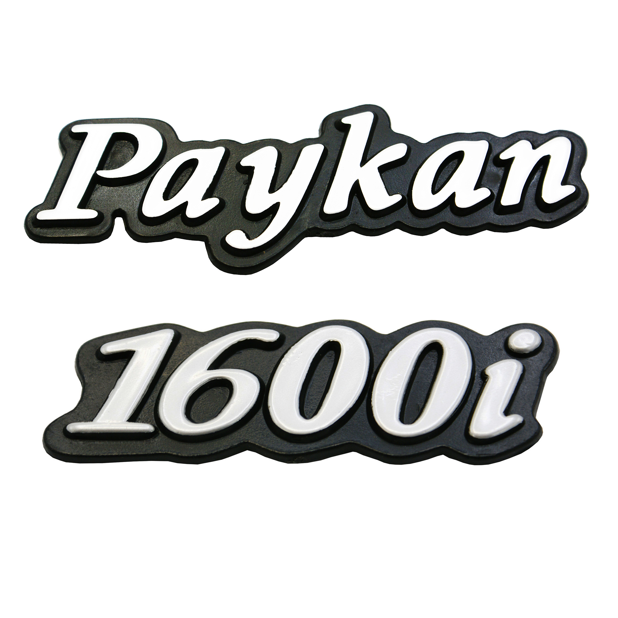 Persisches Auto-Emblem für Peykan in Silber, 2er-Set