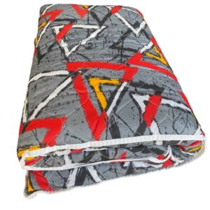 Bodenschlafmatratze mit geometrischem Design, Einzelgröße
