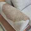 Persischer handgewebter Boho-Makramee-Boden-Teppich in Braun