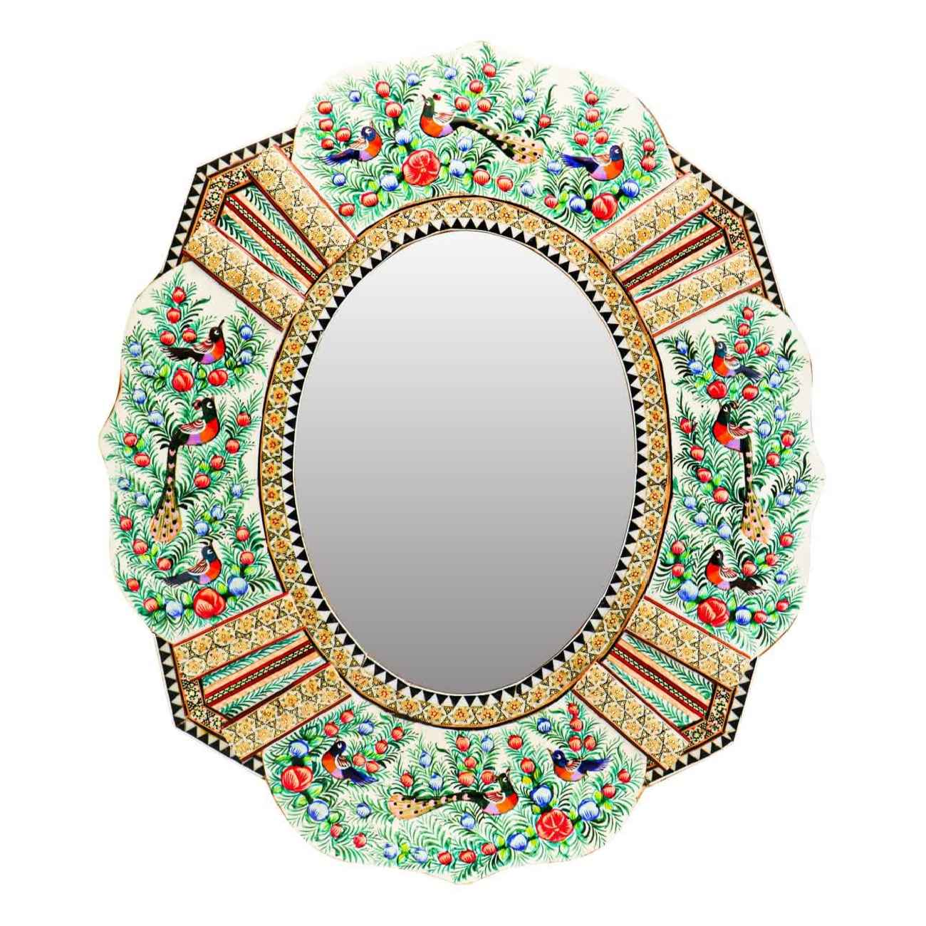 Persischer Khatamkari-Holzrahmen mit persisch inspiriertem Design