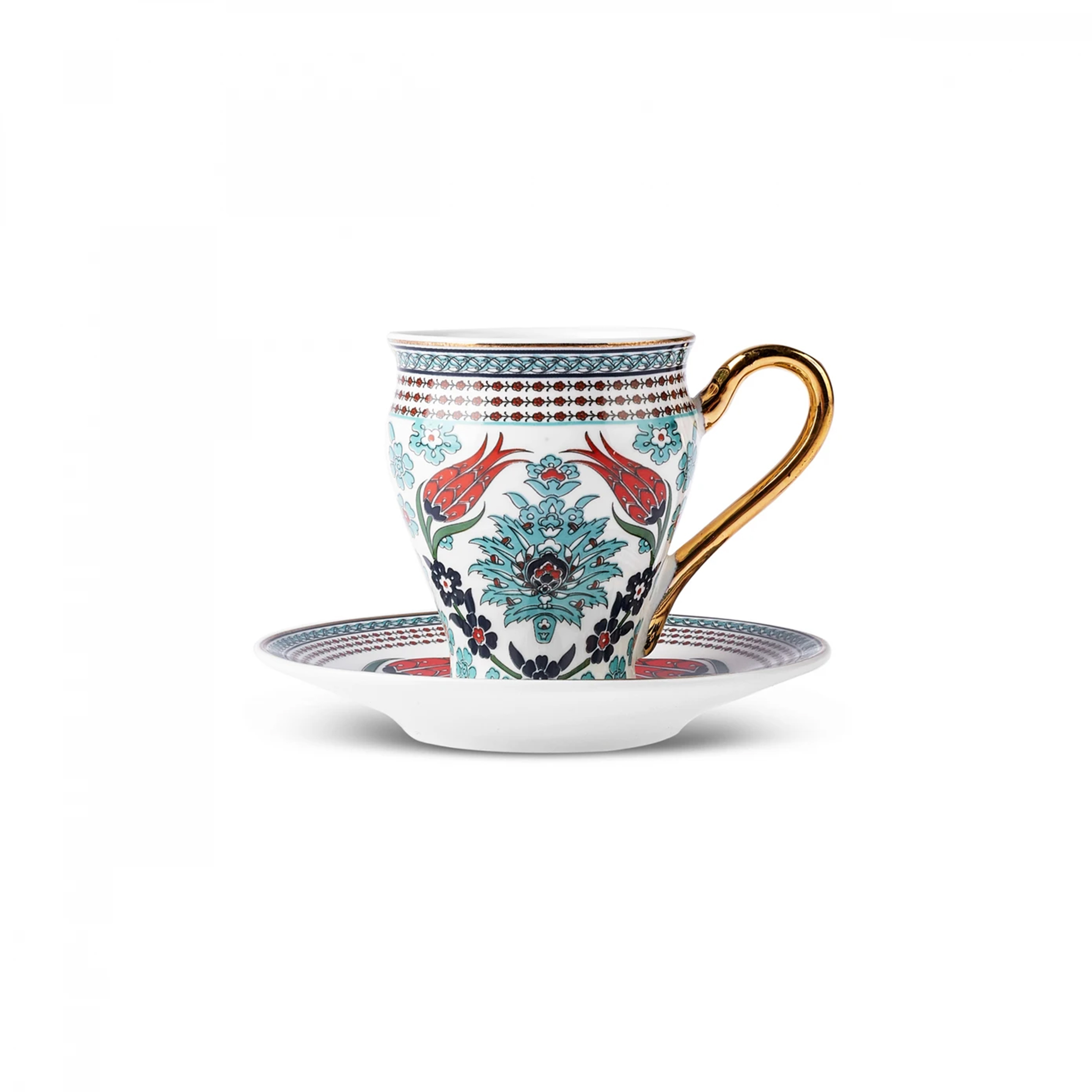 Künstlerisches Meisterwerk Porzellan-Teeset – Luxuriöses handgefertigtes Teeservice