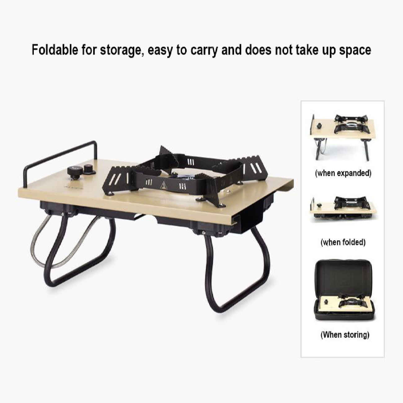 Tragbarer Campingkocher von Alux – Kompakt & Langlebig