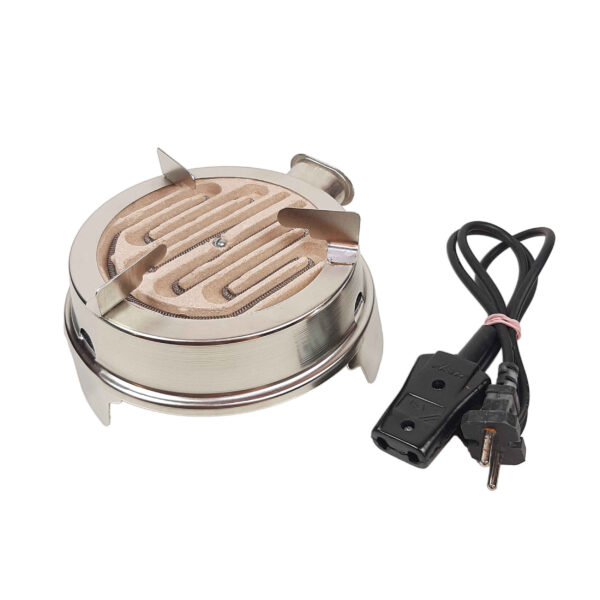 Tragbarer elektrischer Kohlenbrenner in Stahl - 750W Tischgerät