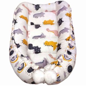 Shailyy Baby Schlafnest Matratze – Dinosaurier Modell