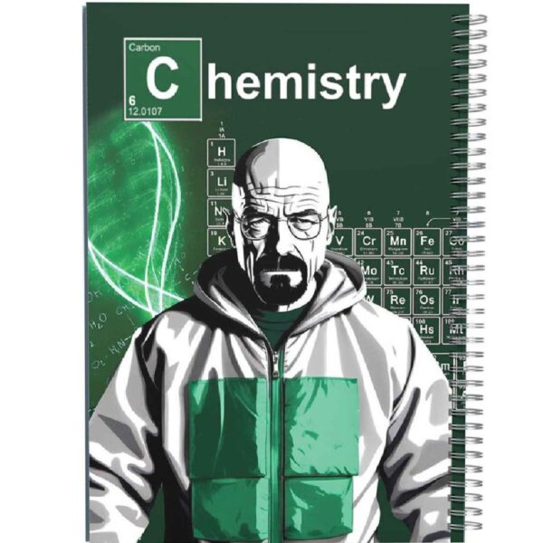 Spiral-Notizbuch im Breaking Bad Design – 100 Blätter, B5 Größe