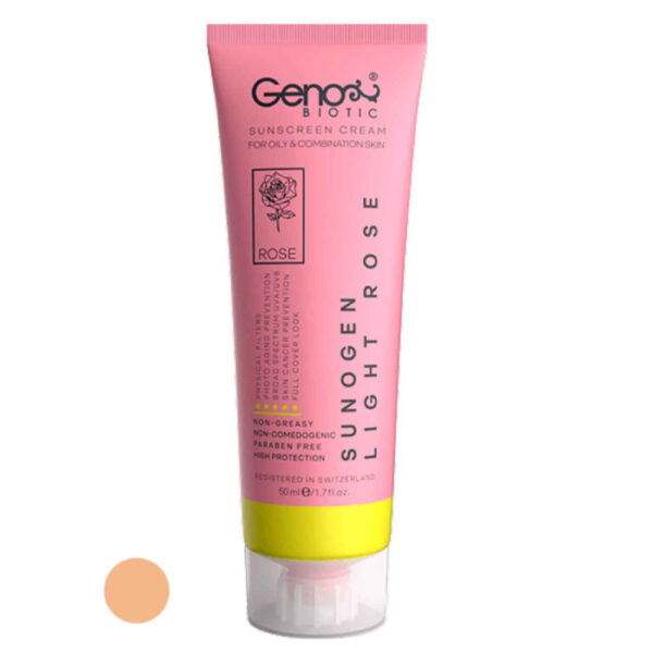 Geno Biotic Getönter Sonnenschutz SPF50 für fettige und Mischhaut (50 ml)