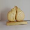 Holz-Igel-Figur Dekorative Skulptur - Lustige Heimdekoration