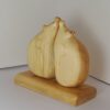 Holz-Igel-Figur Dekorative Skulptur - Lustige Heimdekoration