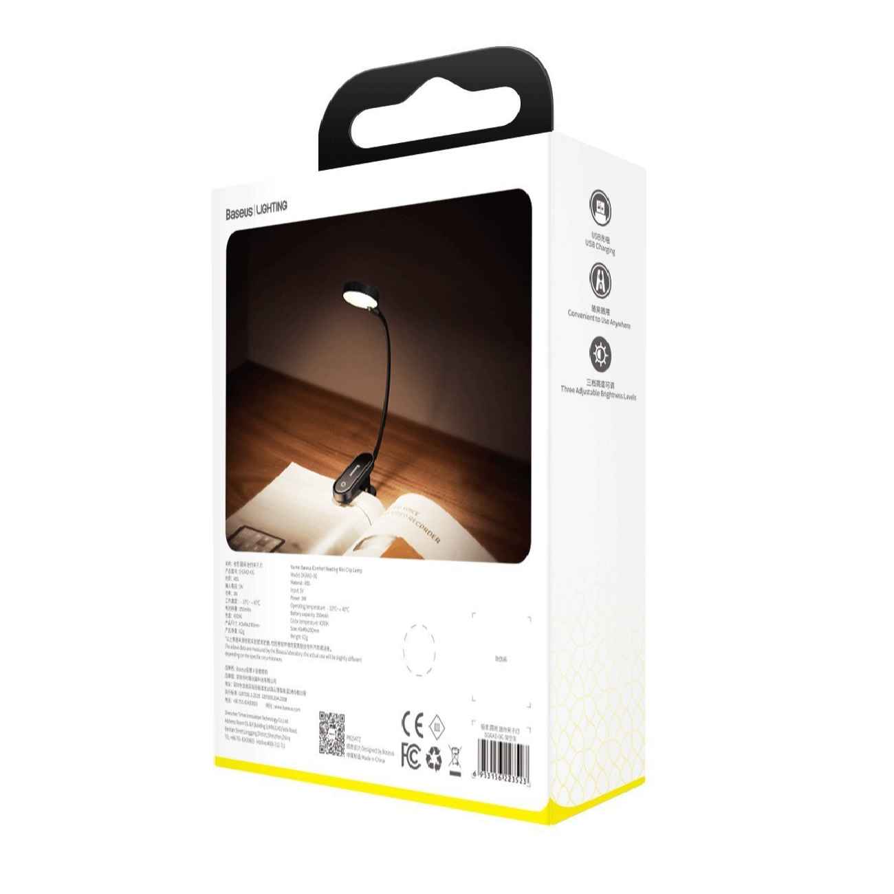 Verstellbare Metall-Schreibtischlampe – Clip-On Mini-Leselampe – Kompakt und praktisch