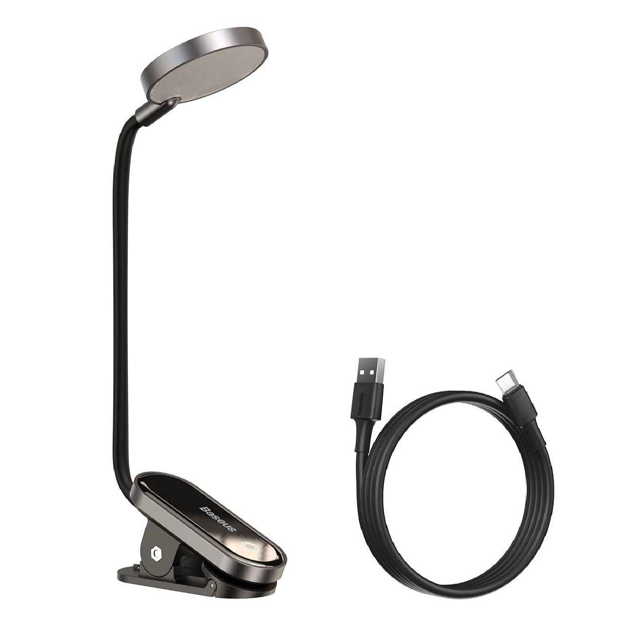 Verstellbare Metall-Schreibtischlampe – Clip-On Mini-Leselampe – Kompakt und praktisch