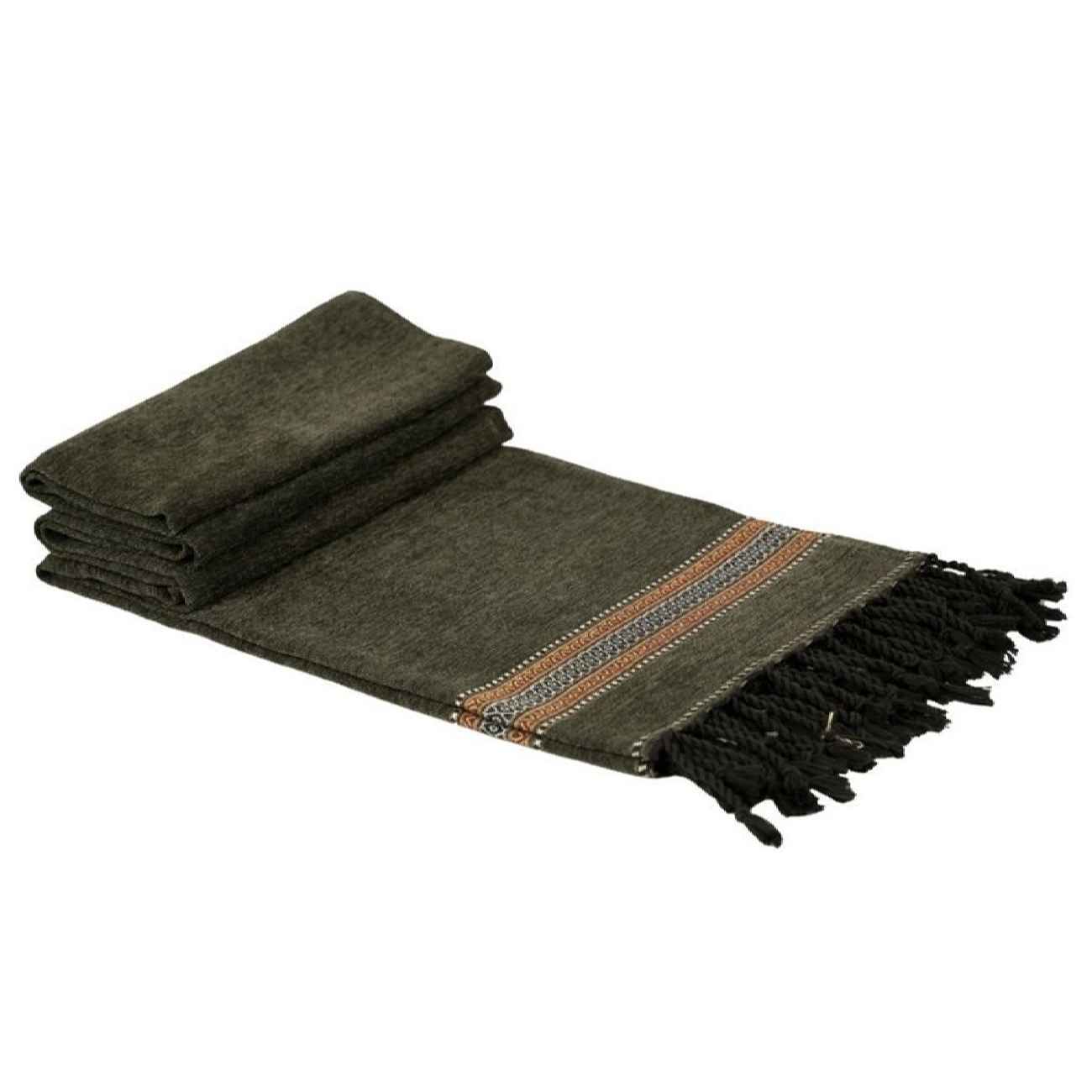 Afghanische Wolldecke – Handgefertigt, warm & ideal für Winternächte