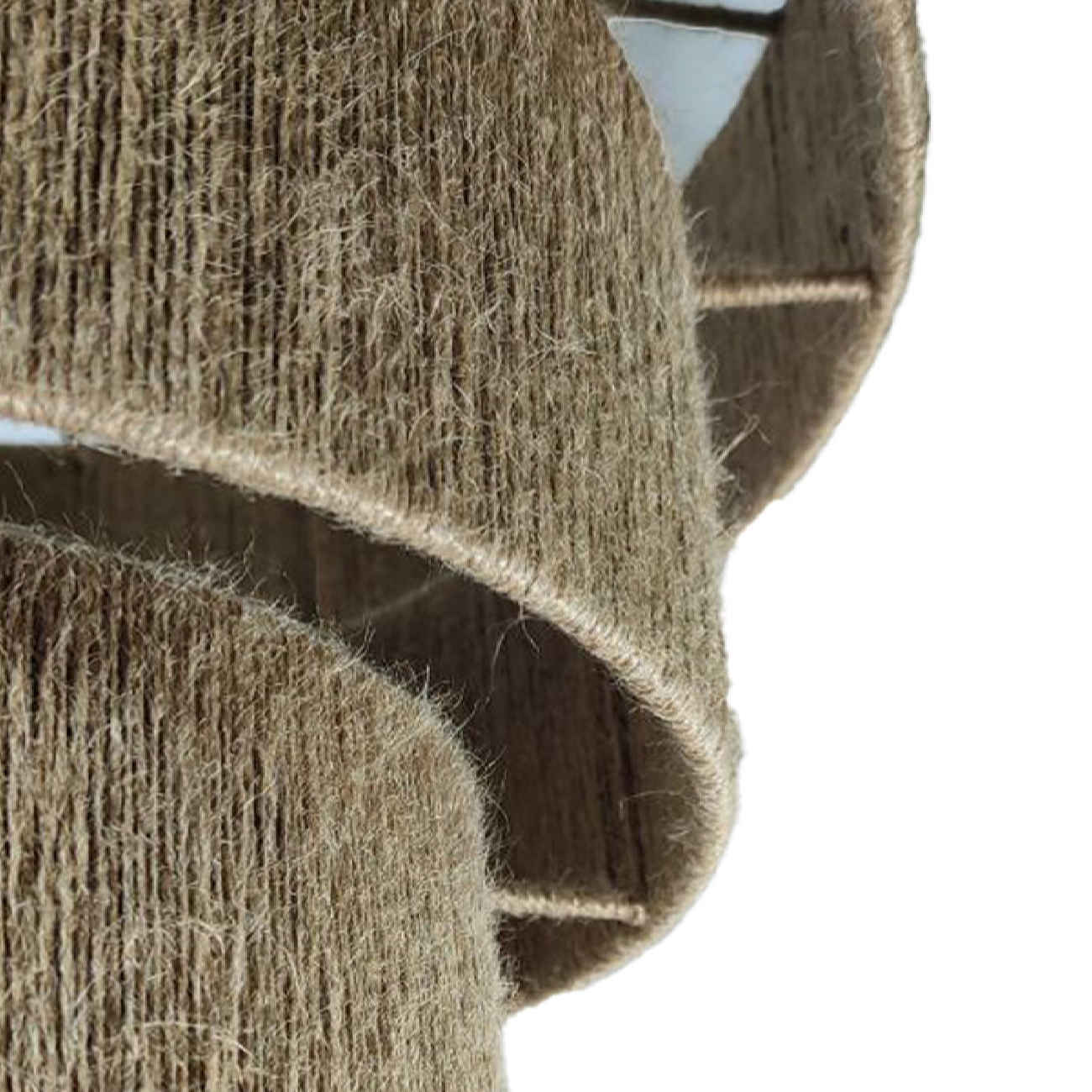 Boho Woven Pendelleuchte – Handgewebt und Schichtweise