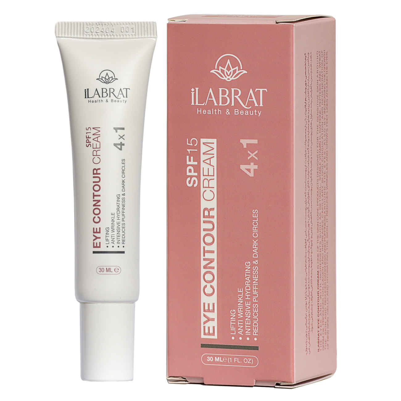 Ilabert Augencreme – Anti-Falten, Aufhellend, Straffend, Hydratisierend