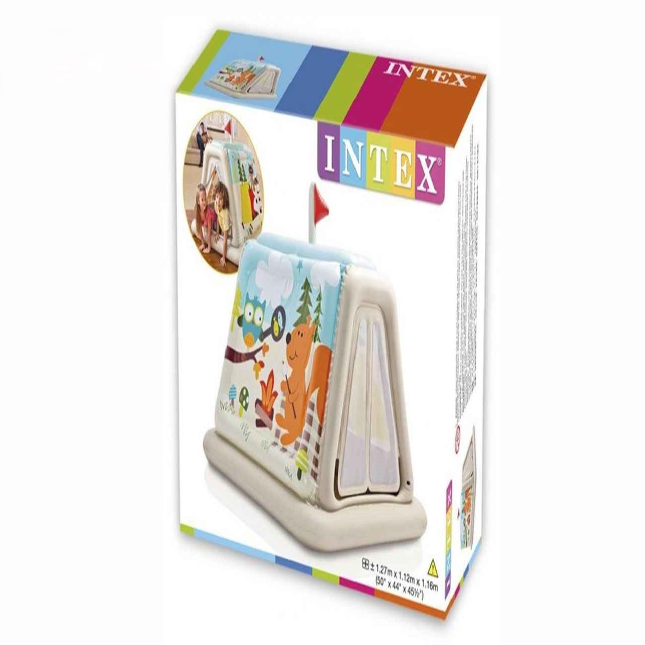 Intex Aufblasbares Kinderspielzelt für drinnen mit Tierdesign