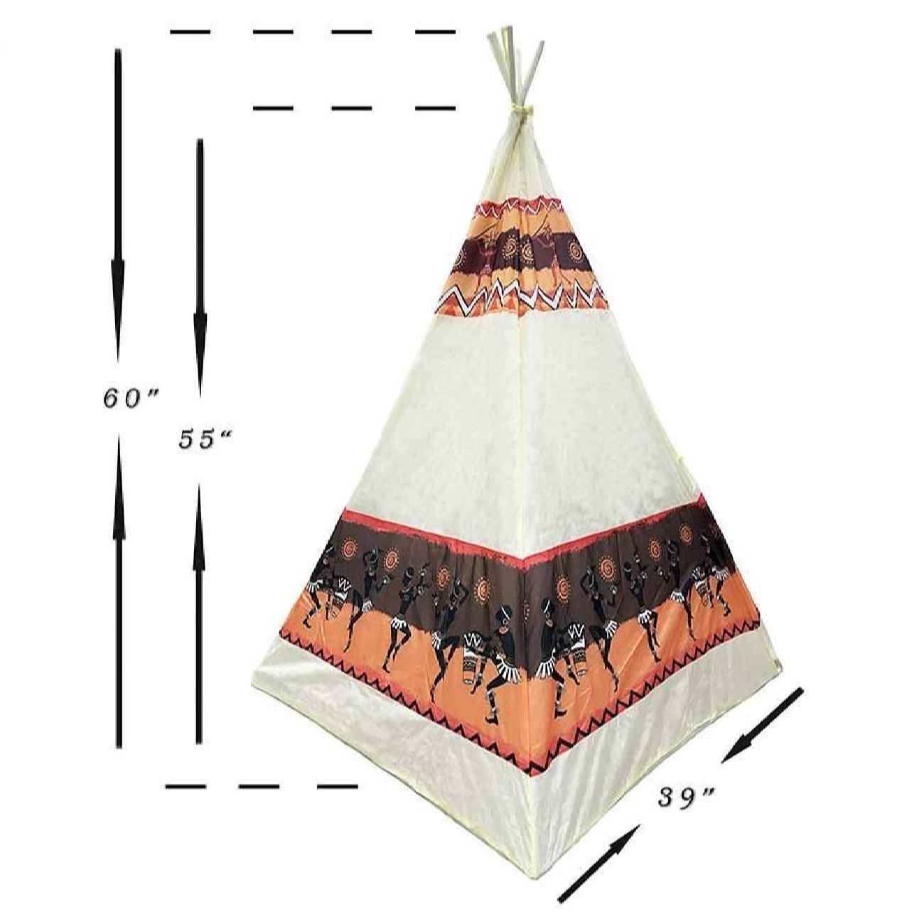 Kindertipi-Spielzelt für kleine Abenteurer im Tipi-Stil