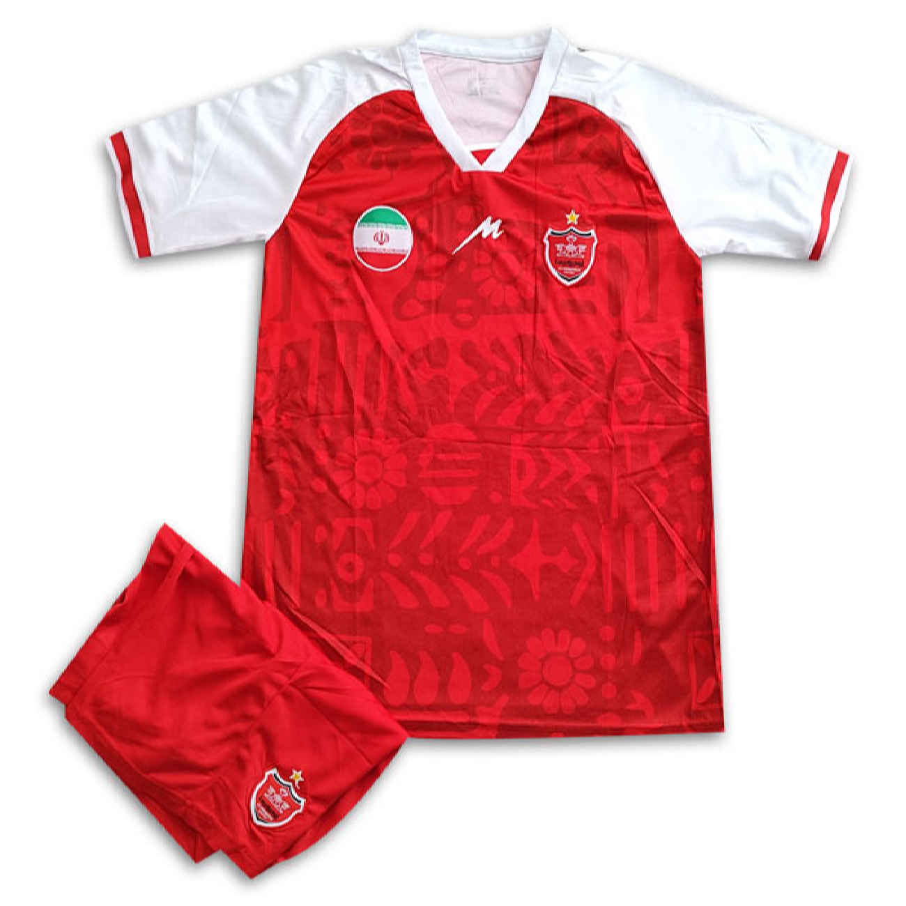 Persepolis Heimtrikot und Shorts 2022/2023 – Saisontrikot, Club-Produkte