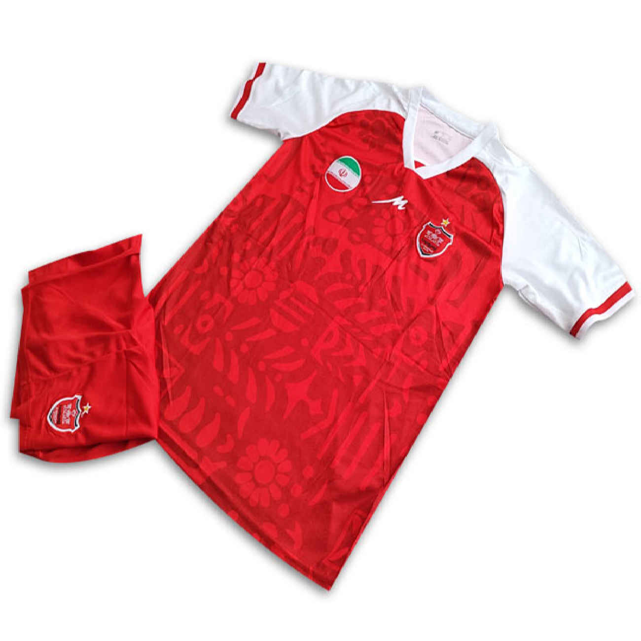 Persepolis Heimtrikot und Shorts 2022/2023 – Saisontrikot, Club-Produkte