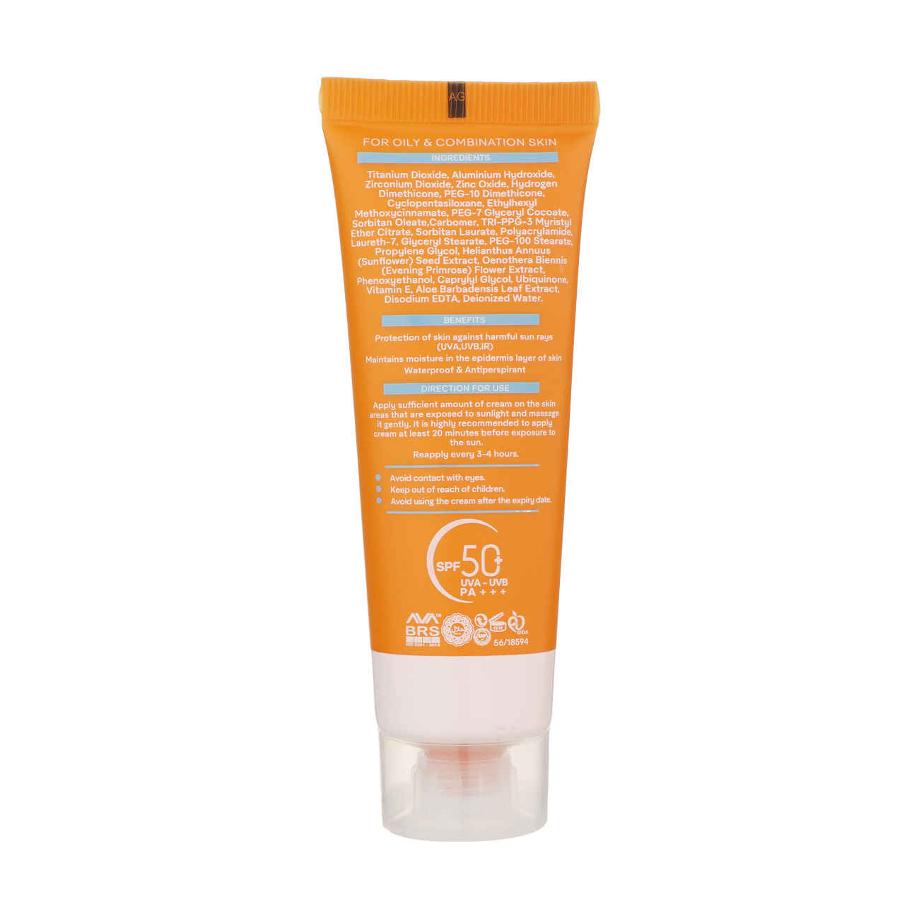 Geno Biotic Sonnencreme SPF 50 – Farblos, für fettige & Mischhaut (2er-Pack)