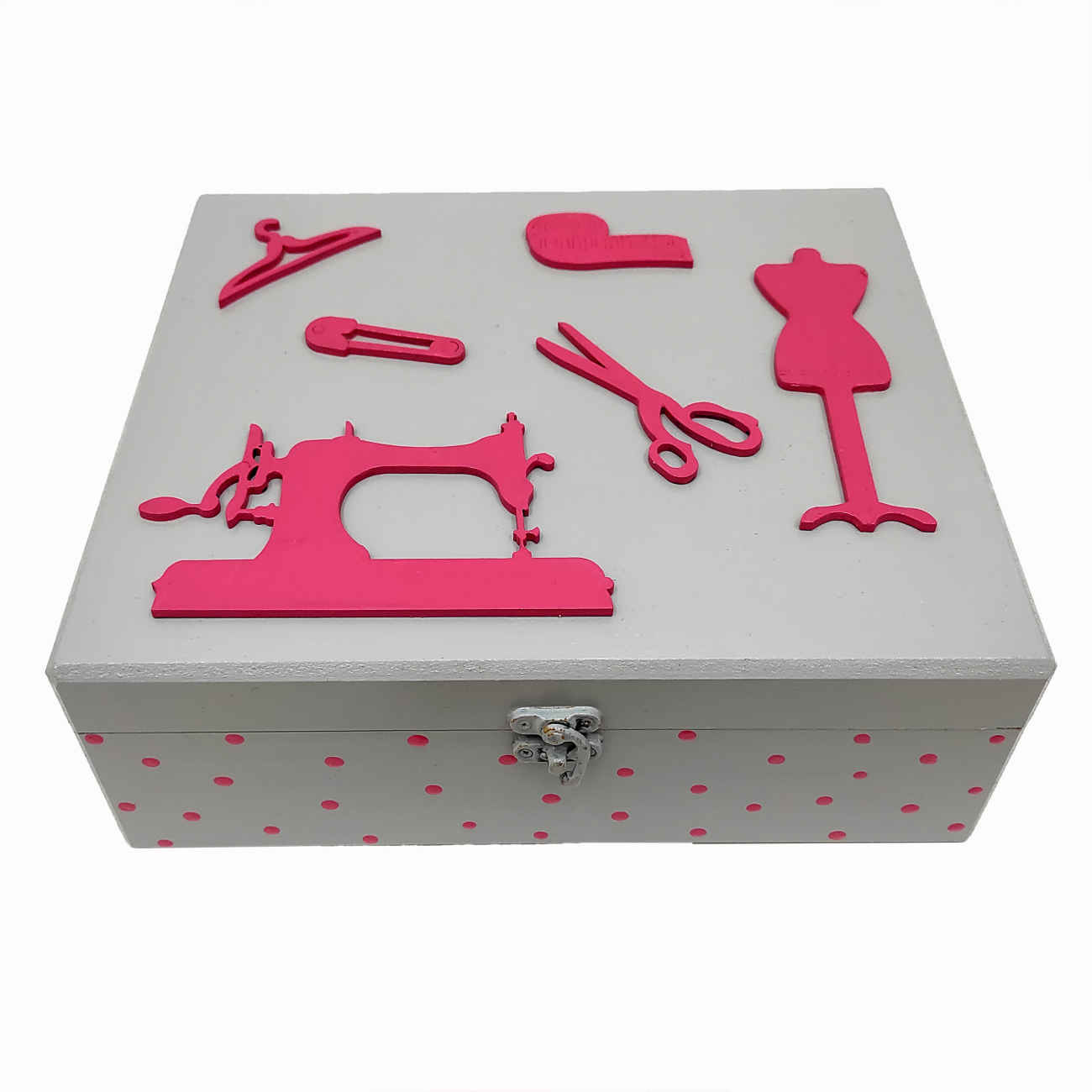 Persisches Holz-Abfalleimer- und Taschentuchbox-Set – Papagei