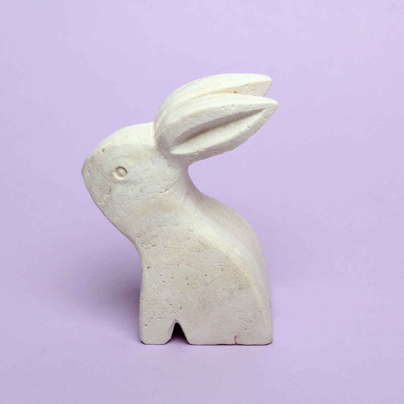 Hergestellte Stein-Hase Figur – Perfektes Dekoratives Akzentstück