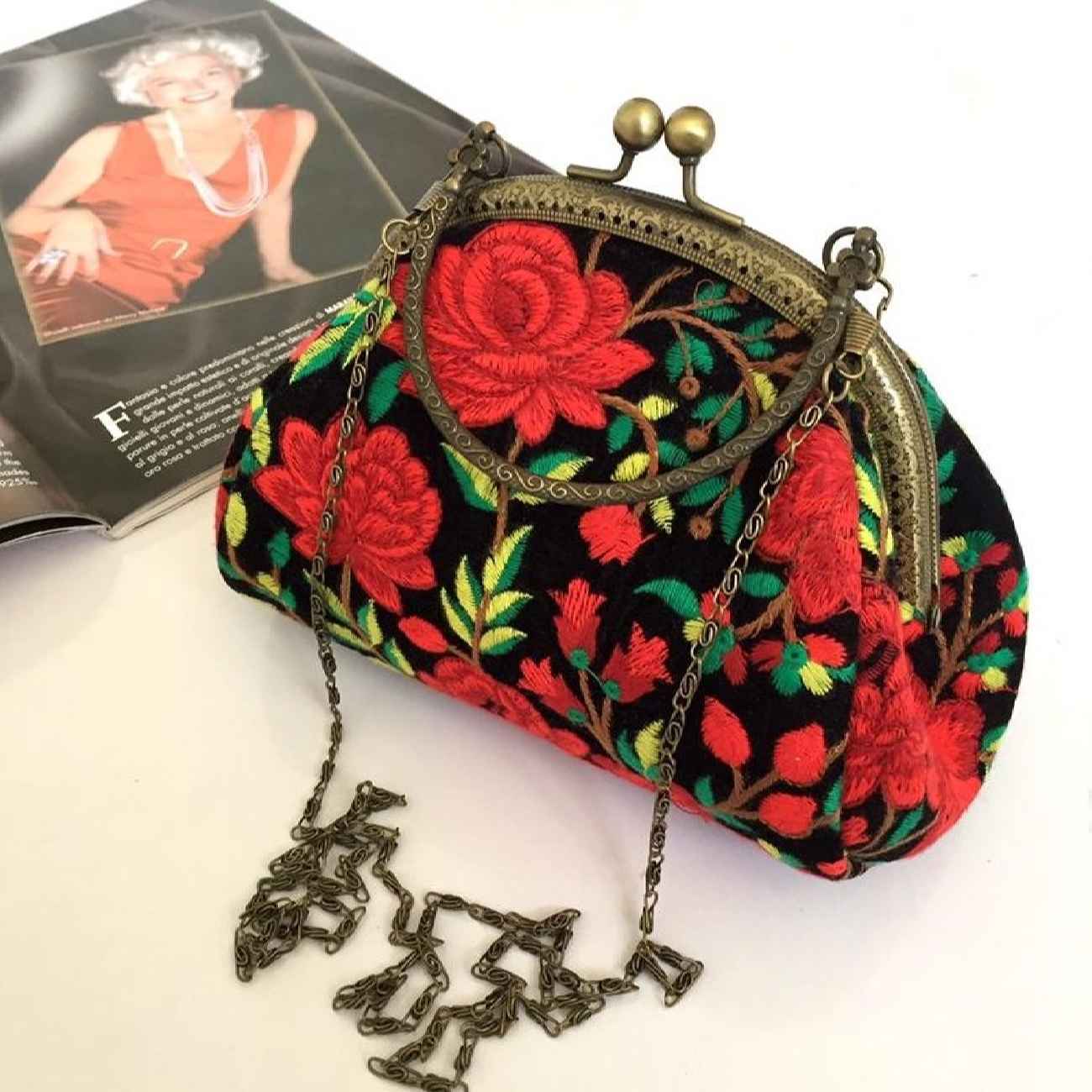 Restful Comfort Kopfkissen – Samtbezug inspiriert von persischer Kunst Modell Doran (2x)