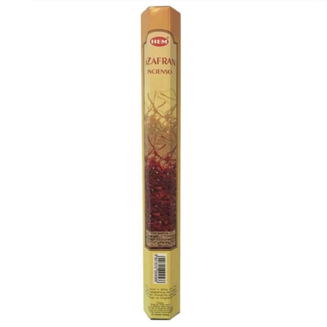 Hem Safran Räucherstäbchen – Warm & süß für ruhige Momente (4×20 Stück)