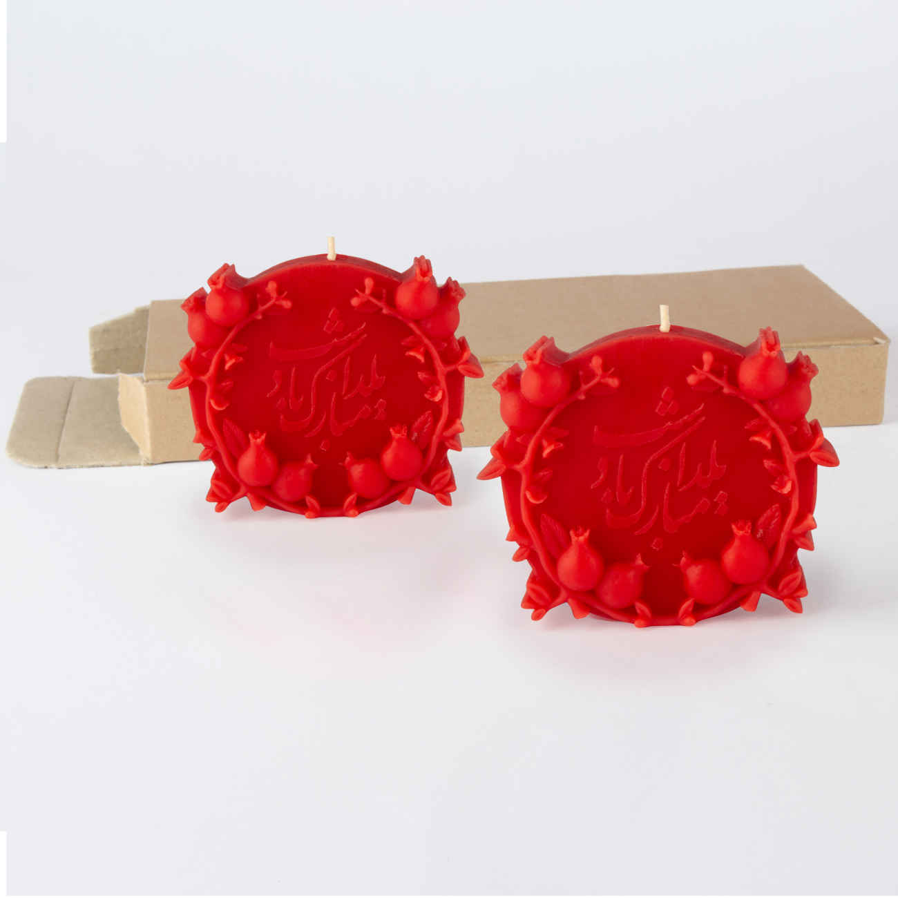 Yalda Kerzen Set – Traditionelles Licht für die längste Nacht (2er-Pack)