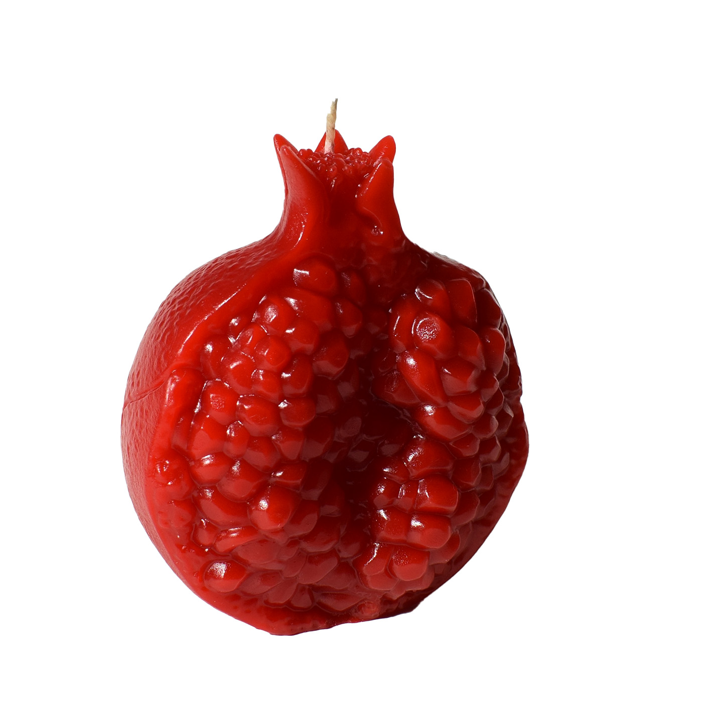 Granatapfelkerze – Handgefertigtes Design, Ein Schönes Yalda Akzent