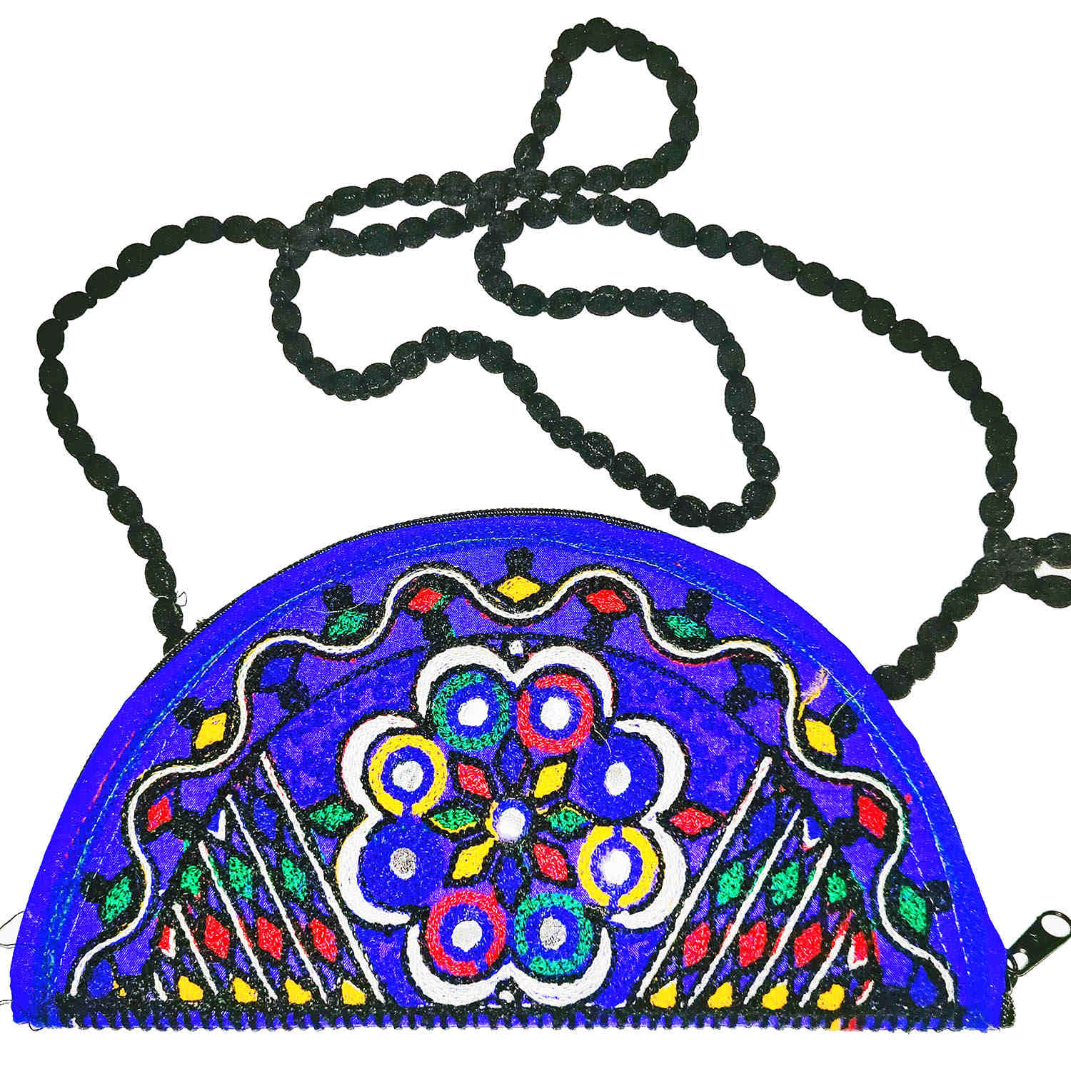 Handgefertigte persische Damen-Clutch – Suzani-Stickerei mit Blumenmuster