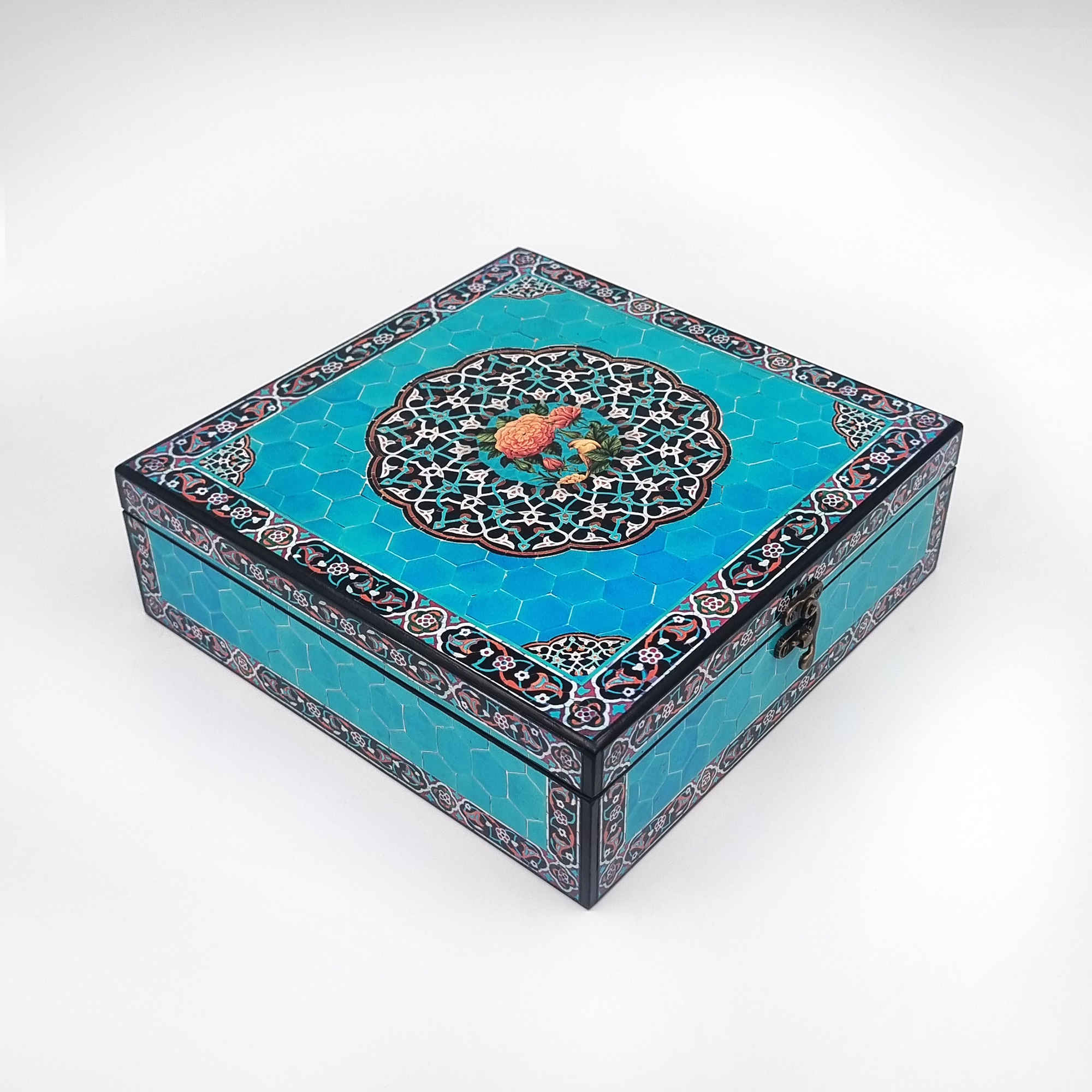 Persische Safran-Geschenkbox (5g) – Mit Kardamom, Teekanne & Mörser