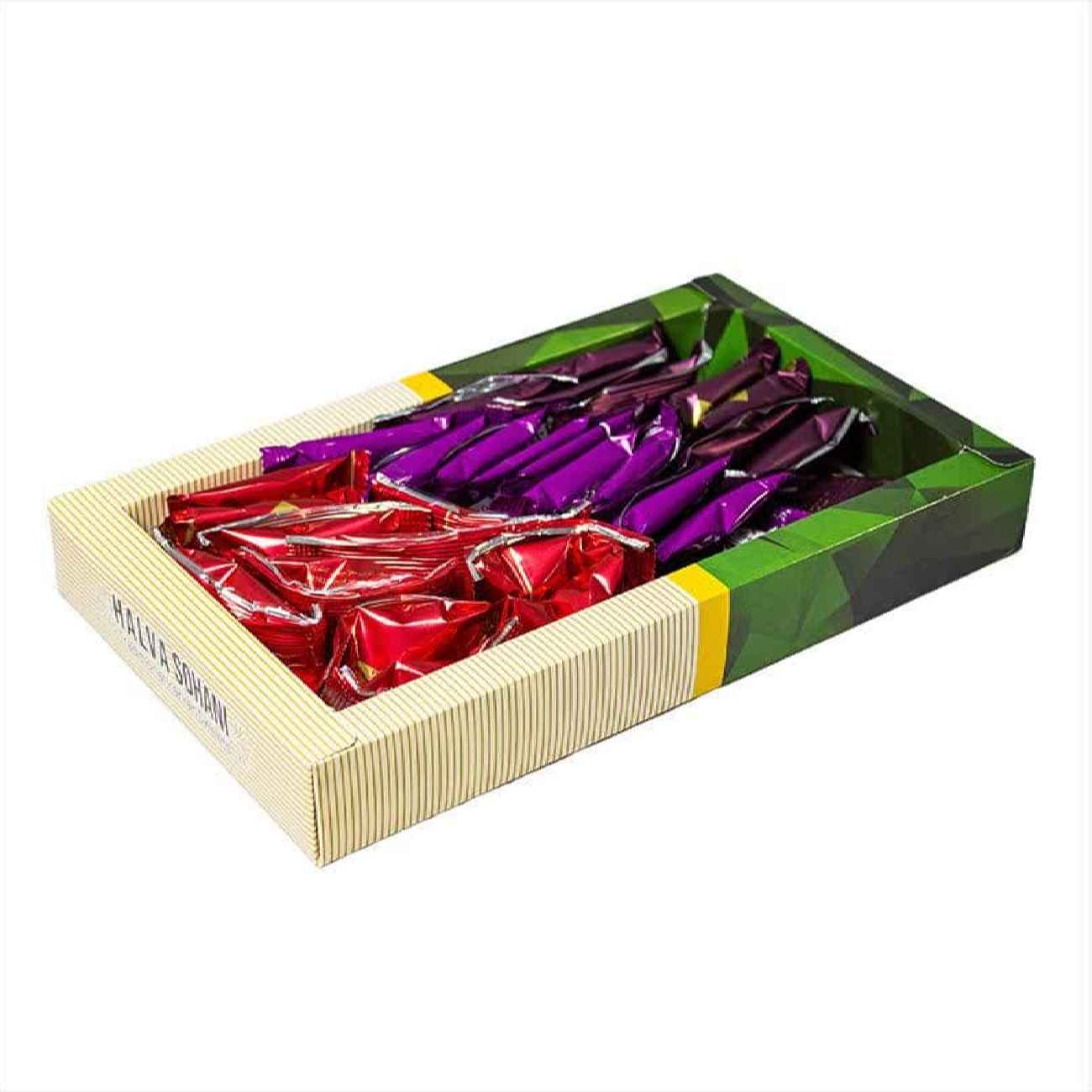 Persischer Sesam- & Kichererbsen-Sohan-Halva Safran Krokant Süßwaren – Nahrhaft & köstlich, 600 g (x2)