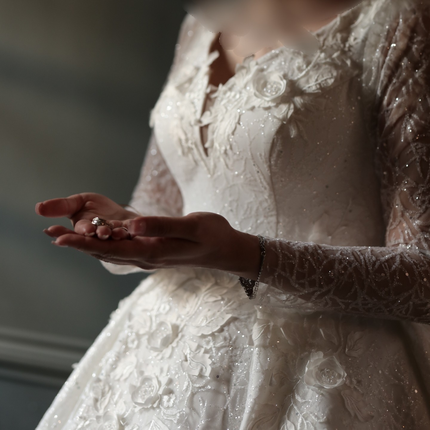 Persisches Hochzeitskleid – Arabischer Stil mit Herzausschnitt